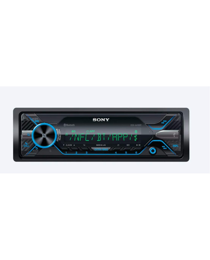 Sony DSX-A416BT Car Media Receiver with Bluetooth Technology (Black)