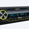 Sony Car Stereo DSX A416BT Digital Media Receiver with NFC, Bluetooth, USB, AUX, FM | Black | PRE Out 3 x 2V, Output Power 55W x 4, 10 Band Equalizer, Variable Colour Key Illumination