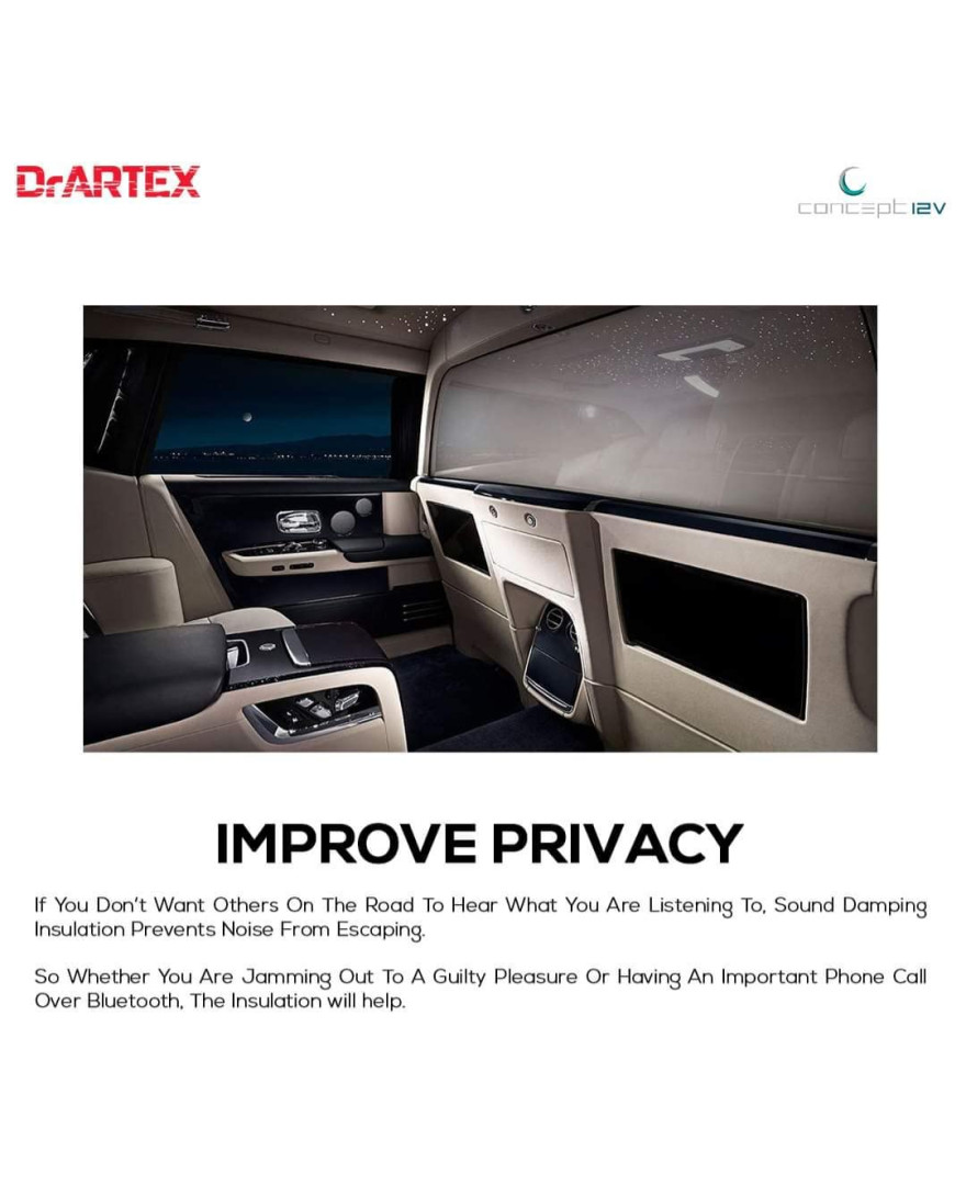 Dr Artex Nano Series| 2.00 MM | 10 Sheets | 750 X 500 MM Car Damping Sheets