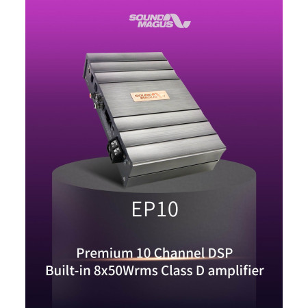 Soundmagus EP10 10 Channel DSP Plug and play Built-in 8ch x 50W amplifier, Built-in Bluetooth Soundmagus EP10 10 Channel DSP Plug and play Built-in 8ch x 50W amplifier, Built-in Bluetooth