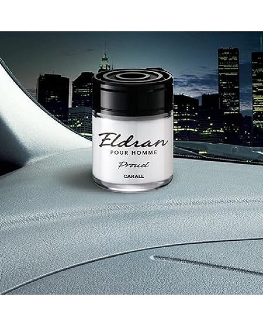 CARALL Eldran Proud White Musk Car Air Freshener | 105 gms