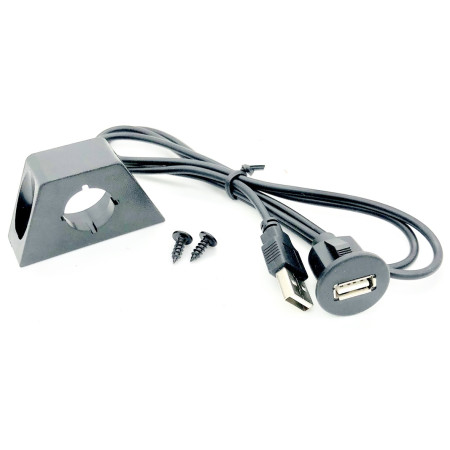 Global Byte Universal USB Extension for OE type Fitment | Round | EXT-01USB