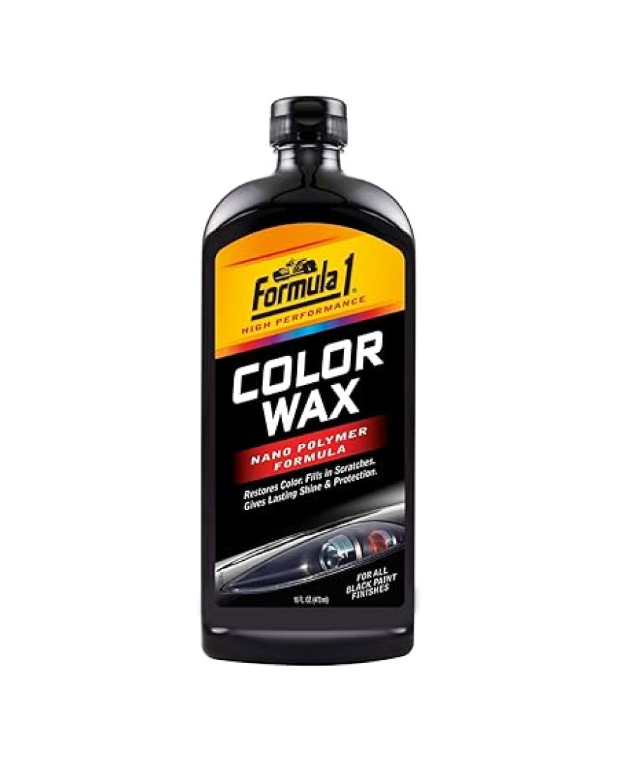 Formula 1 Color Wax for Cars | 473 ml | Black | ‎615464 | Made in USA