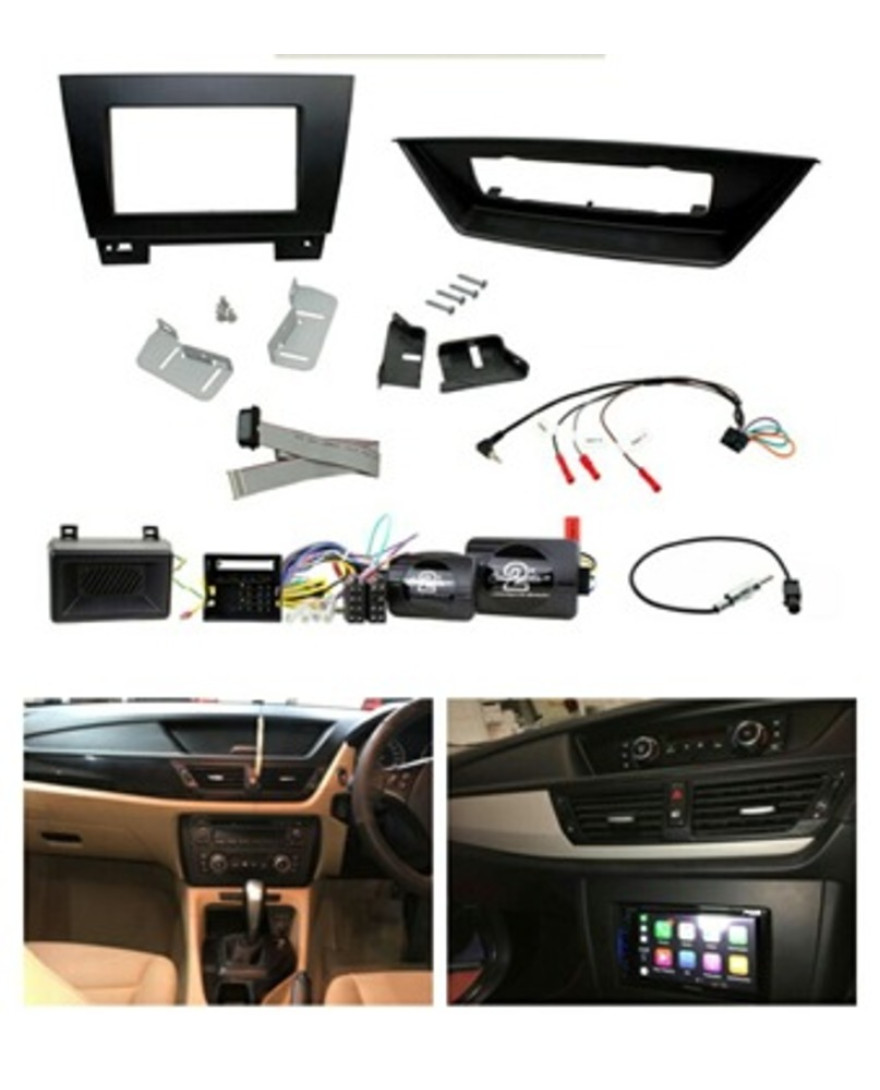Global Byte Car Stereo Installation Facia Kit 7Inch 2 Din Radio Full Kit For BMW X1 | FA-BM03/X1