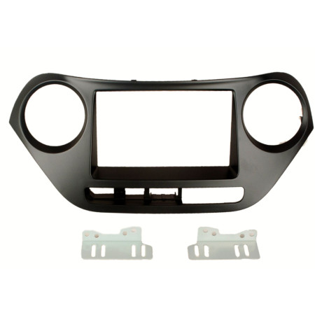 Global Byte Hyundai i10 Grand Car Without OEM Radio| 7Inch 2 Din Radio Audio Installation Facia Kit | FA-HY02LL/GDF