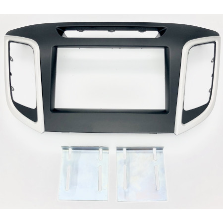 Global Byte Hyundai Creta Full Frame Car Without OEM Radio | 7Inch 2 Din Radio Audio Installation Facia Kit | FA-HY03/CRT-BST