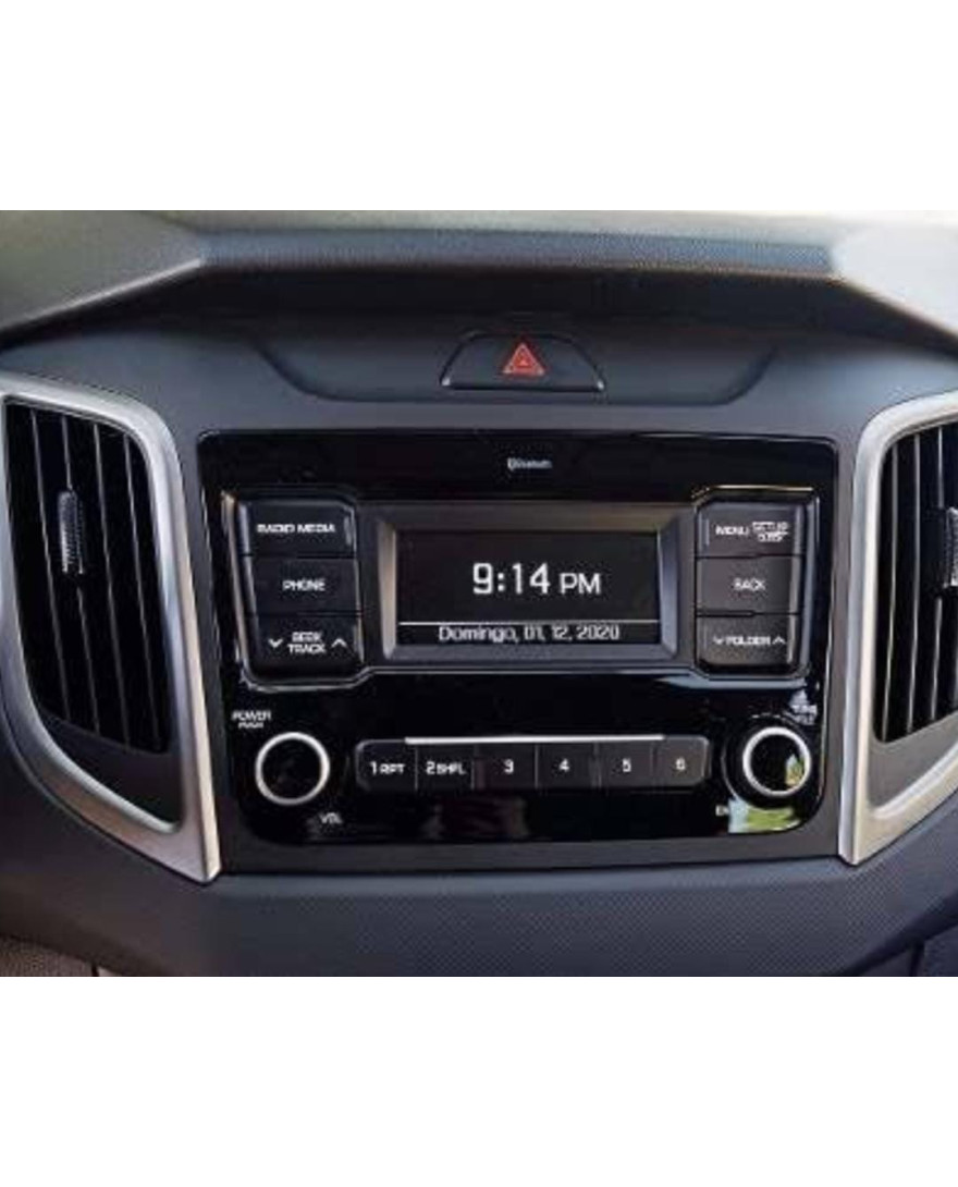 Global Byte 7Inch 2 Din Radio Audio Installation Facia Kit for Hyundai Creta Car With OEM Radio | FA-HY03LL/CRT