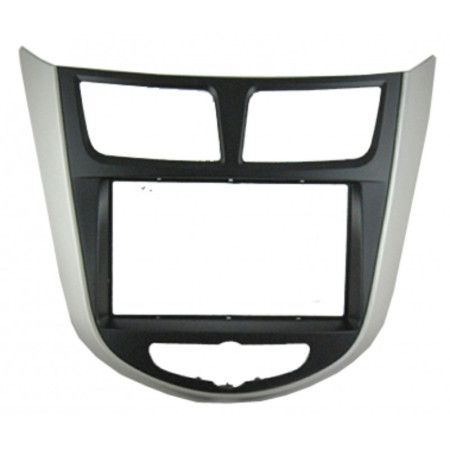 Global Byte 7Inch 2 Din Radio Audio Installation Facia Kit for Hyundai Verna Fluidic Basic Model | FA-HY03/VF-BS