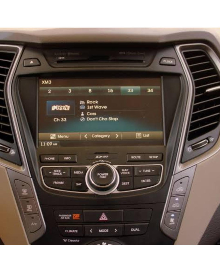 Hyundai Santa fe New 7 inch  2 Din Radio