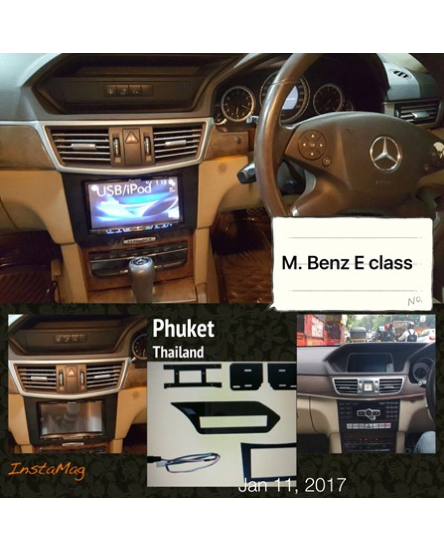 Global Byte Mercedes Benz E Class 2009 7 inch 2 Din Radio | FA/INT-C22326-MZE/09