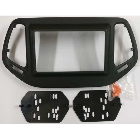 Global Byte 7Inch 2 Din Radio Audio Installation Facia Kit for Jeep Compass | FA-JEEP