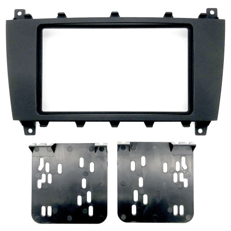 Global Byte 7Inch 2 Din Radio Audio Installation Facia Kit for Mercedes Benz C Class 2005-07 | FA-MT8721-MZC/05-07