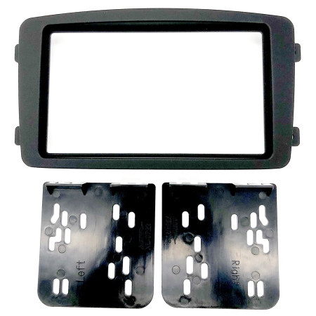 Global Byte 7Inch 2 Din Radio Audio Installation Facia Kit for Mercedes Benz C Class  2001-04 | FA-MT8722-MZC/01-04