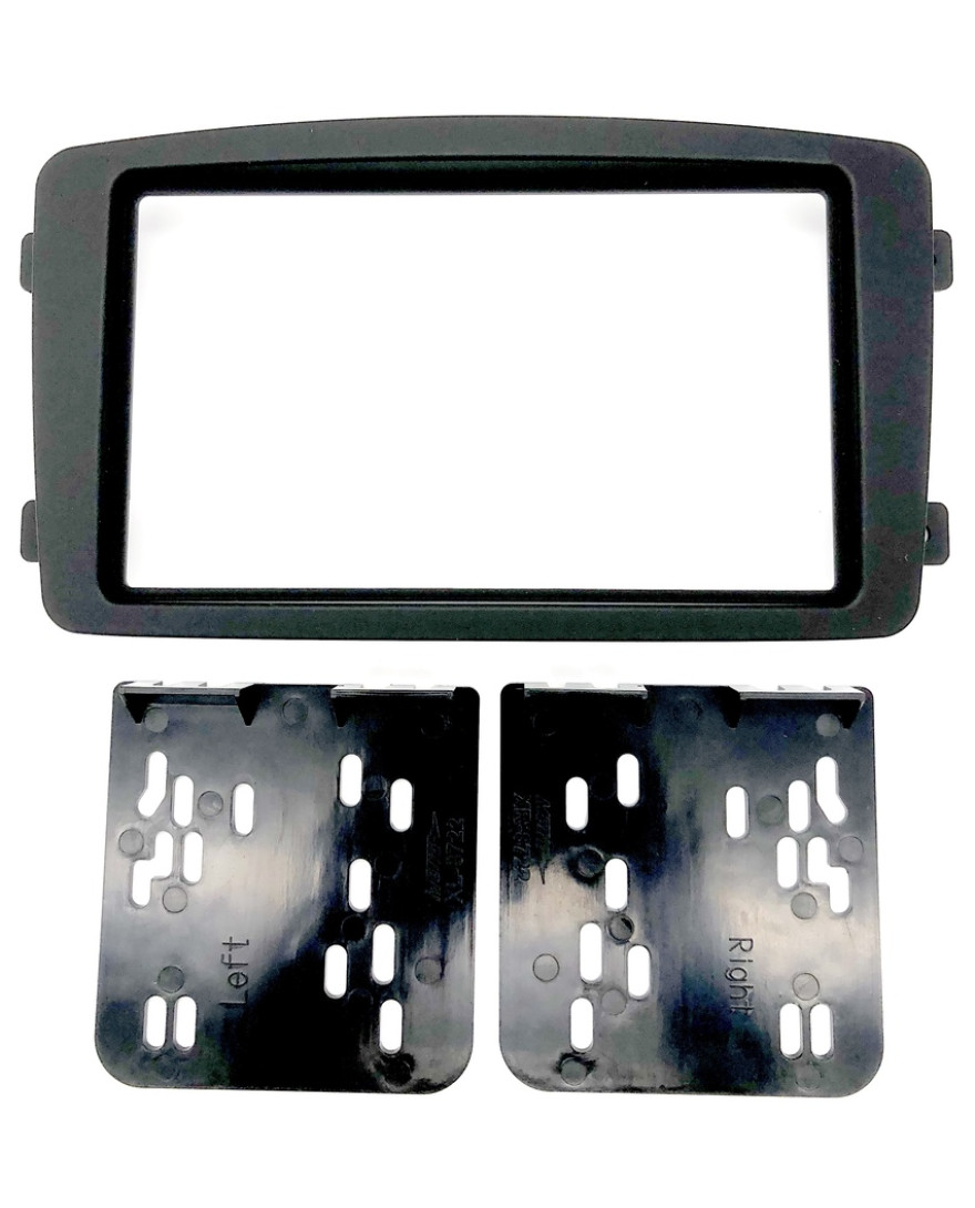 Global Byte 7Inch 2 Din Radio Audio Installation Facia Kit for Mercedes Benz C Class  2001-04 | FA-MT8722-MZC/01-04