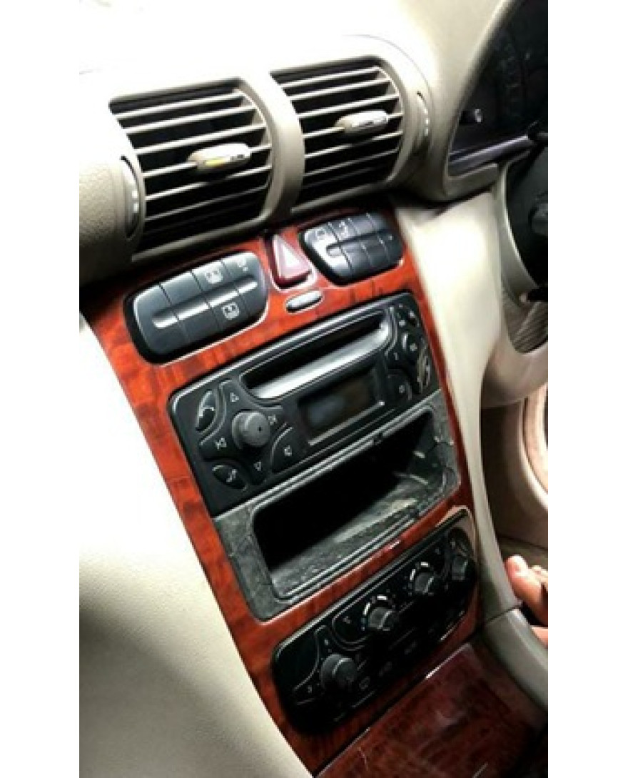 Global Byte 7Inch 2 Din Radio Audio Installation Facia Kit for Mercedes Benz C Class  2001-04 | FA-MT8722-MZC/01-04