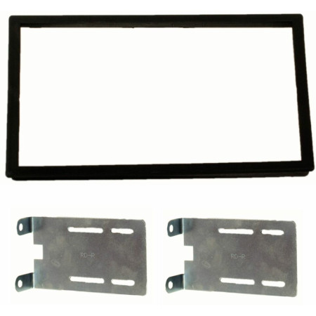 Global Byte 7Inch 2 Din Radio Audio Installation Facia Kit for Renault Duster Car Without OEM Radio | FA-RT02/DTR-BS