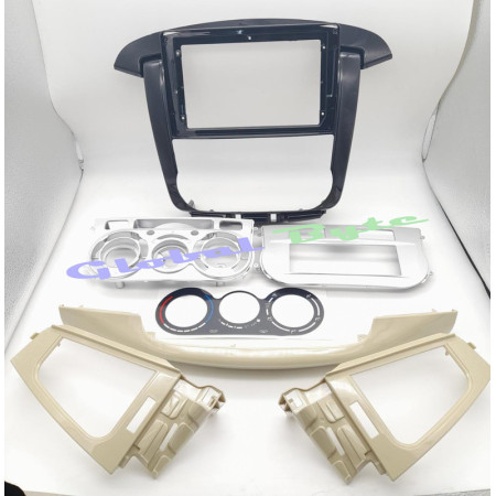 Global Byte  Car Stereo Installation Facia Kit of Android 9 Inch Innova Old 2003-12 with AC Vents | UV Finish | FA-TY03/INO/9-ACVN-U Global Byte  Car Stereo Installation Facia Kit of Android 9 Inch Innova Old 2003-12 with AC Vents | UV Finish | FA-TY03/INO/9-ACVN-U