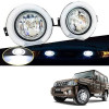 Blackcat Bolero Fog lamp with DRL (Set of 2) With Wiring Harness And Switch