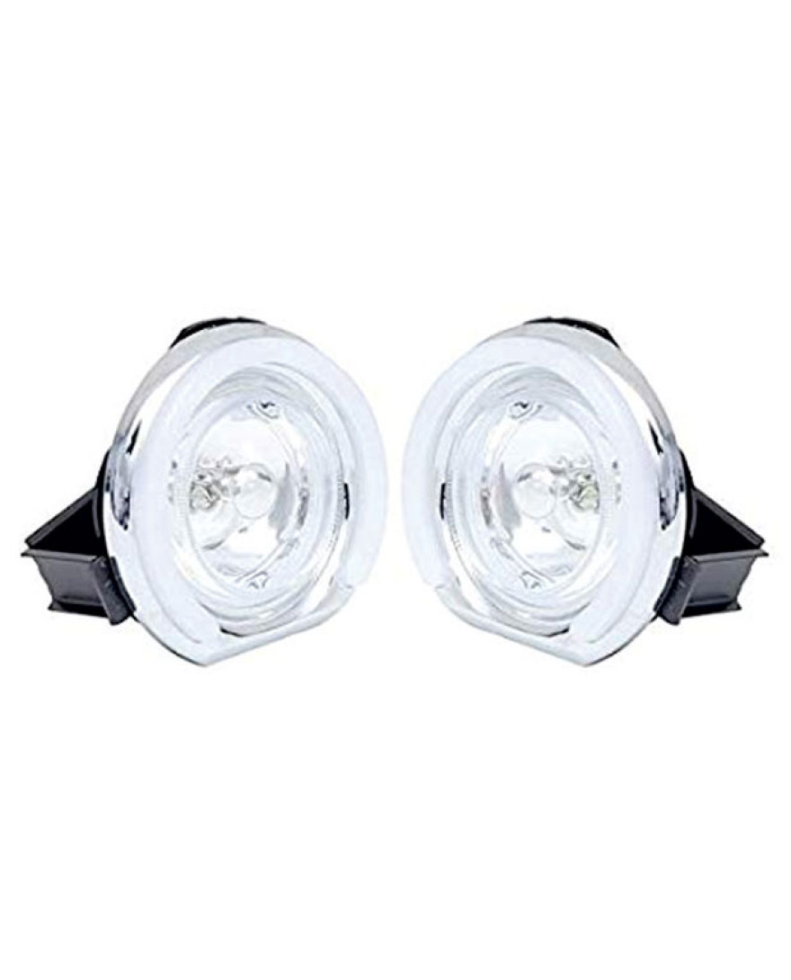 Blackcat Bolero Fog lamp with DRL (Set of 2) With Wiring Harness And Switch High Power LED