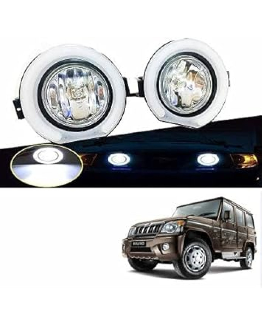 Blackcat Bolero Fog lamp with DRL (Set of 2) With Wiring Harness And Switch High Power LED