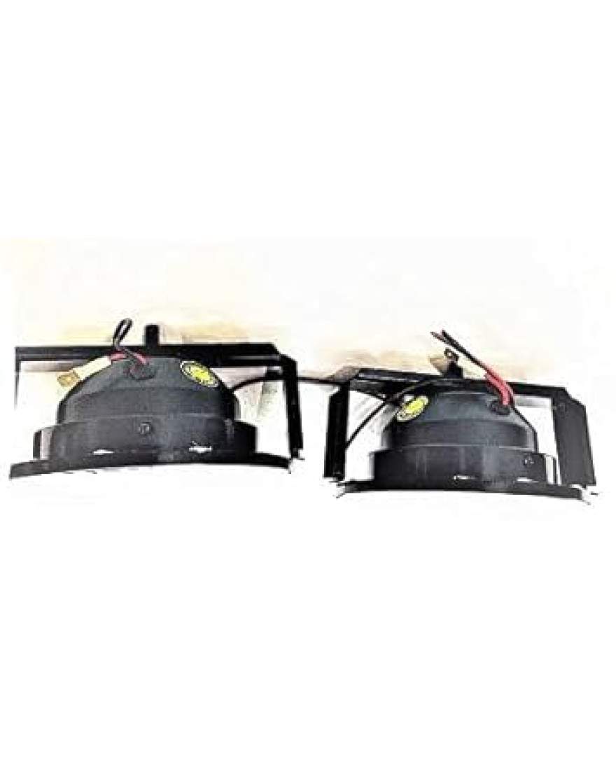 Blackcat Bolero Fog lamp with DRL (Set of 2) With Wiring Harness And Switch High Power LED