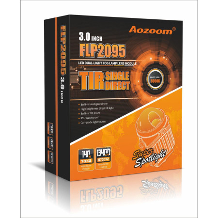 AOZOOM 3 INCH FLP 2095 LED DUAL-LIGHT FOG LAMP MODULE | TIR SIGNAL DIRECT