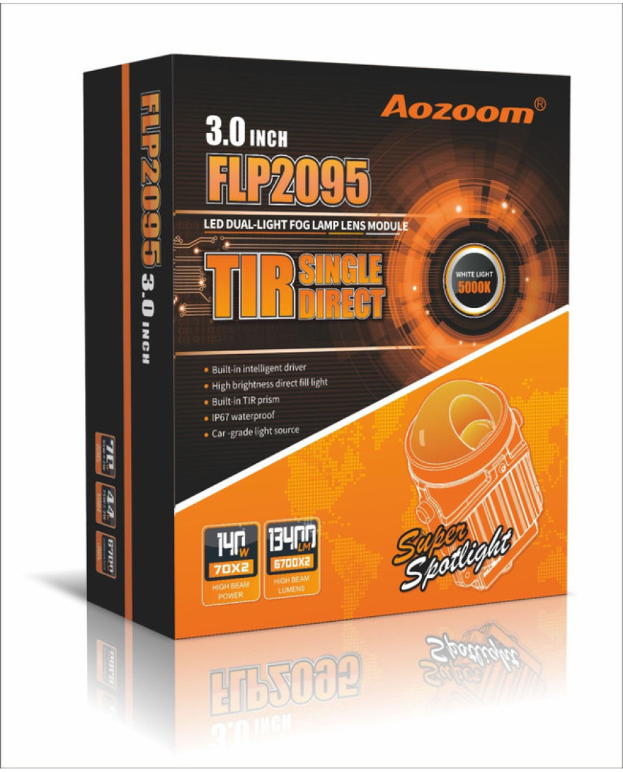 AOZOOM 3 INCH FLP 2095 LED DUAL-LIGHT FOG LAMP MODULE | TIR SIGNAL DIRECT