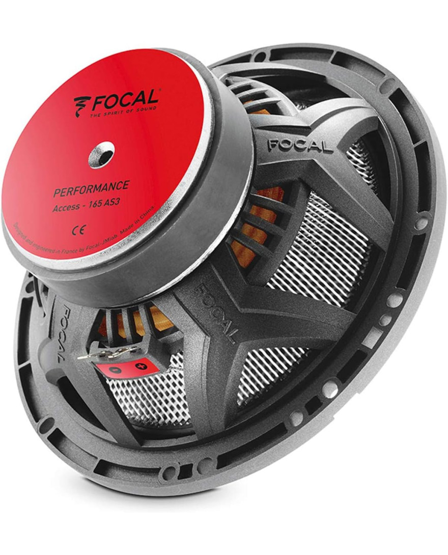 Focal 165AS3 6.5” 3-Way Component kit, RMS: 80W - MAX: 160W