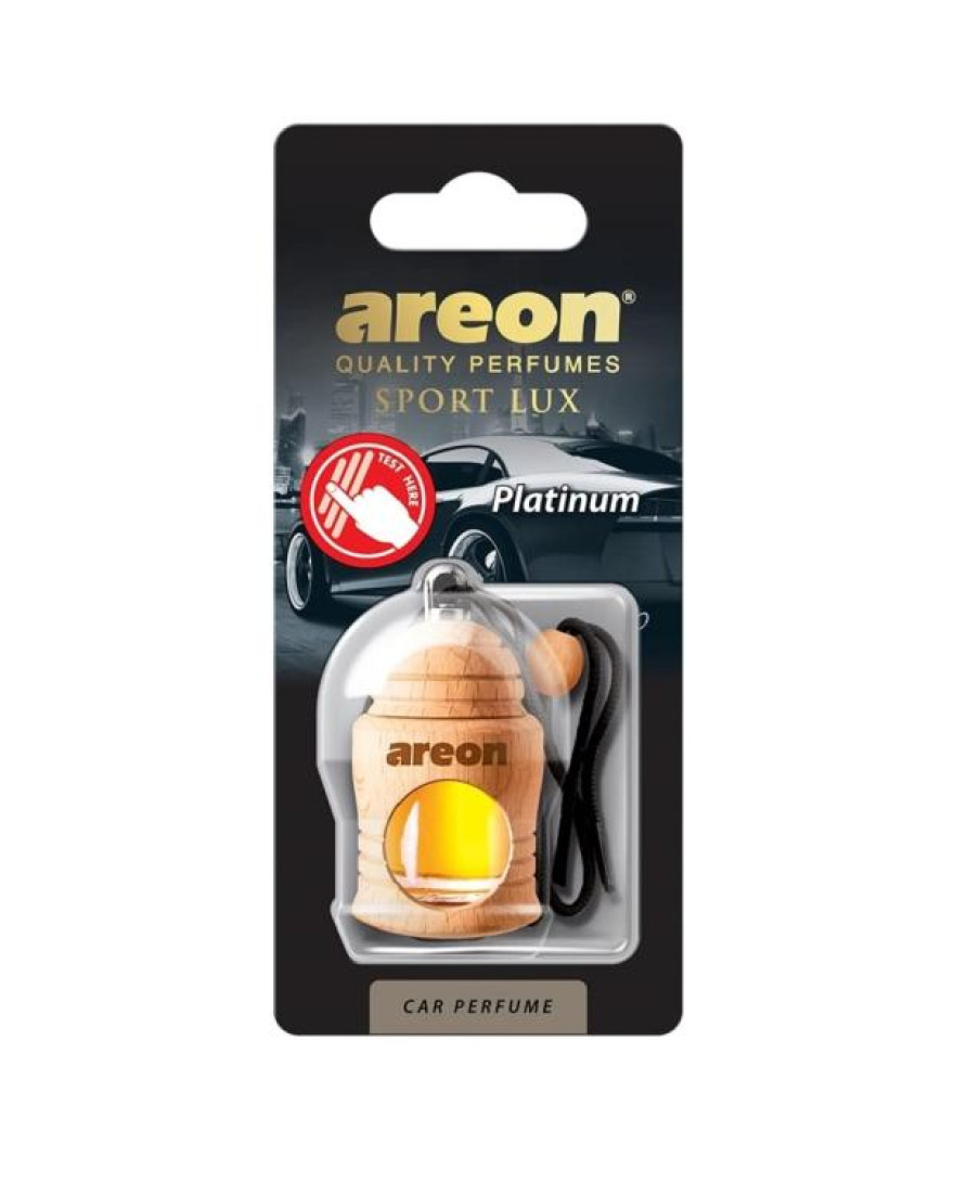 Areon Fresco New Sport Lux Platinum  Car Freshener 55g | FSL03 | New Packed Piece | Expired | Returnable