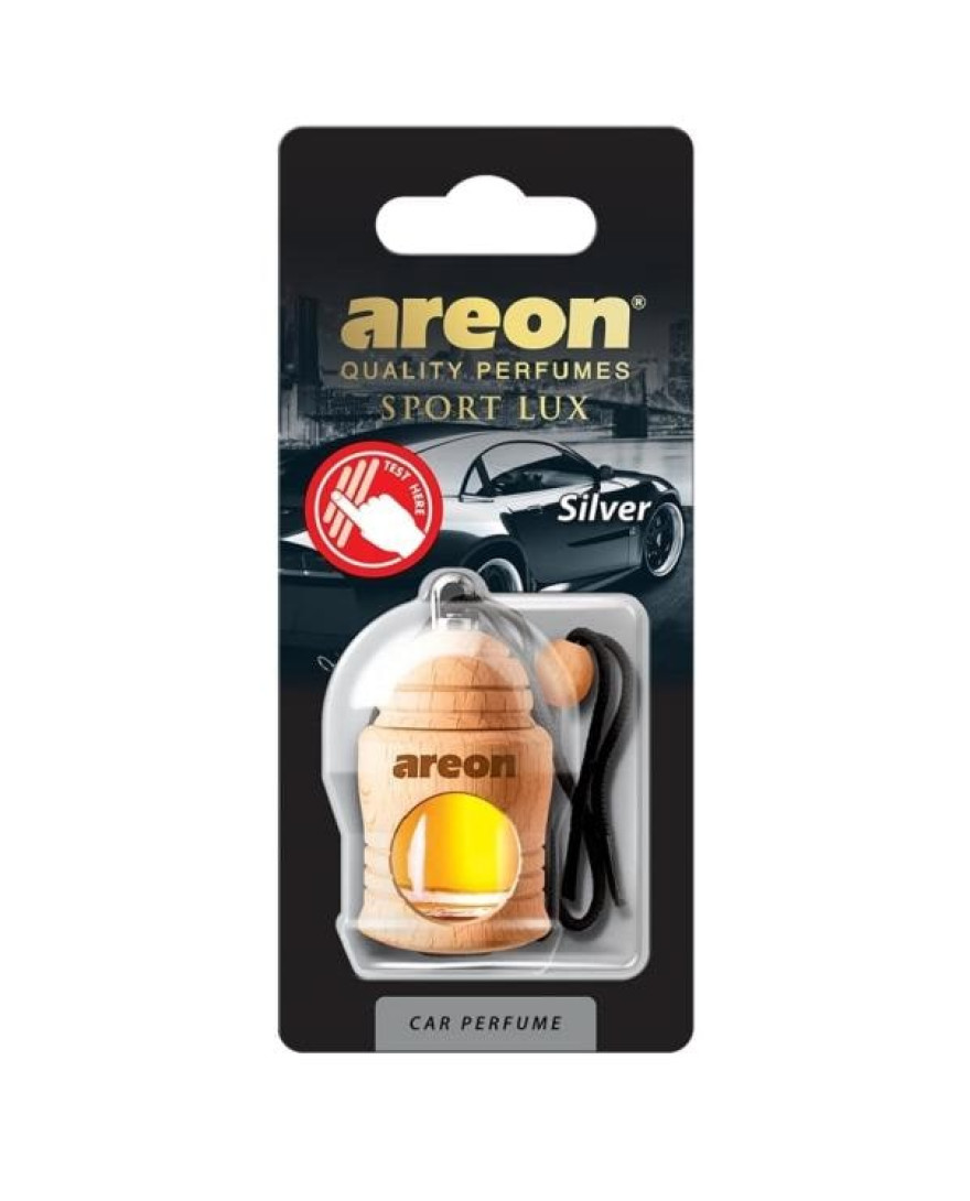 Areon Fresco Lux Silver New Sport Car Freshener 55g