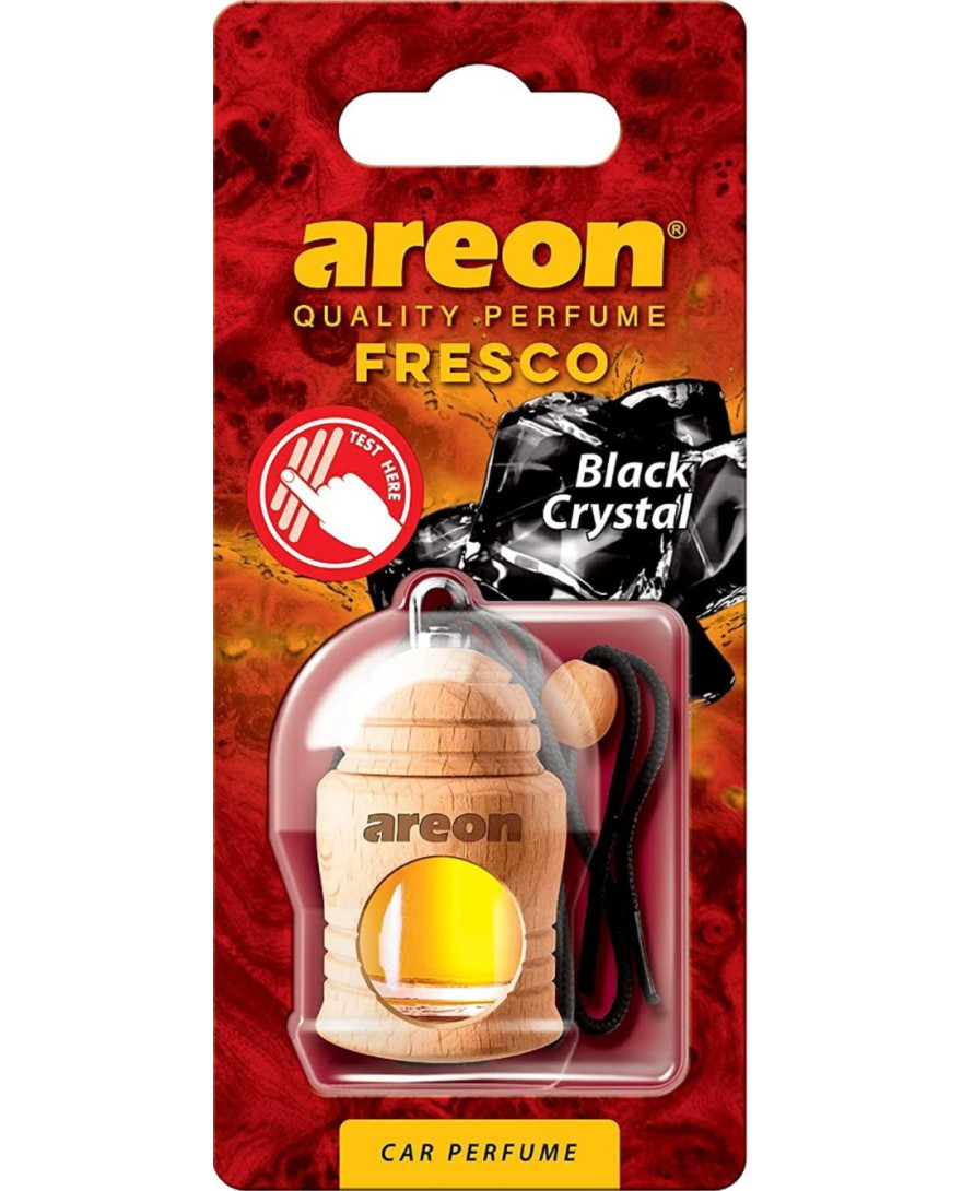 Areon Fresco Black Crystal Car Air Freshener 55g