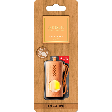 Areon Fresco New Premium Gold Amber Car Freshener 4ml | FGP04