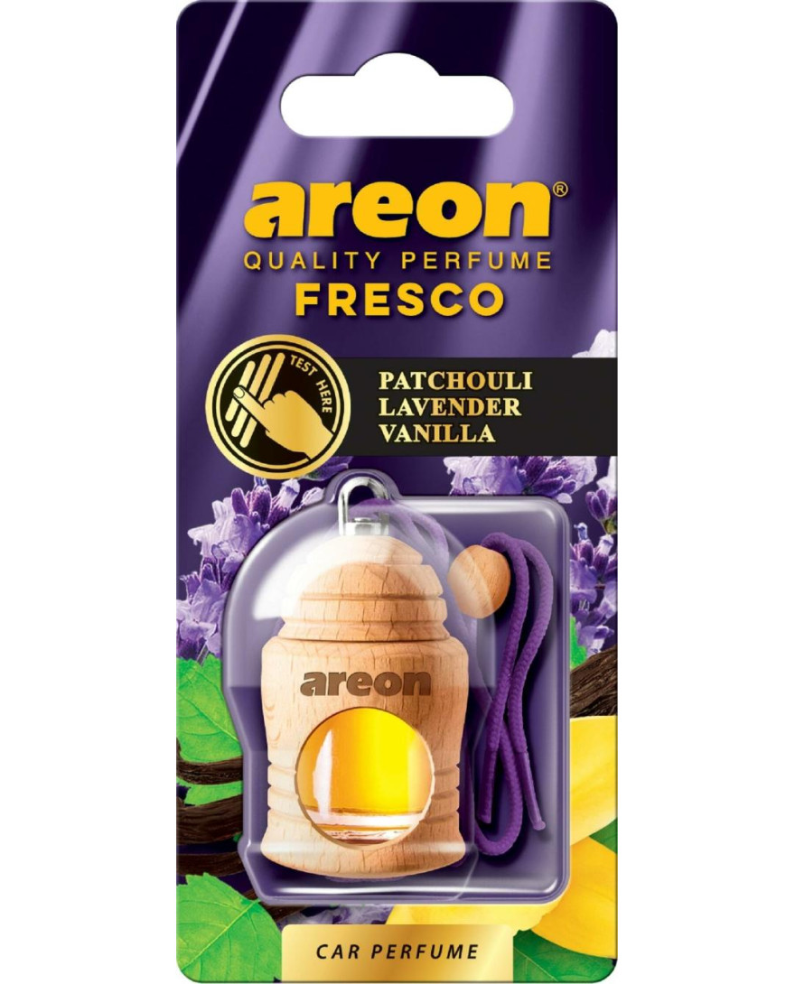 Areon Fresco Lavender Patchouli Vanilla Car Air Freshener