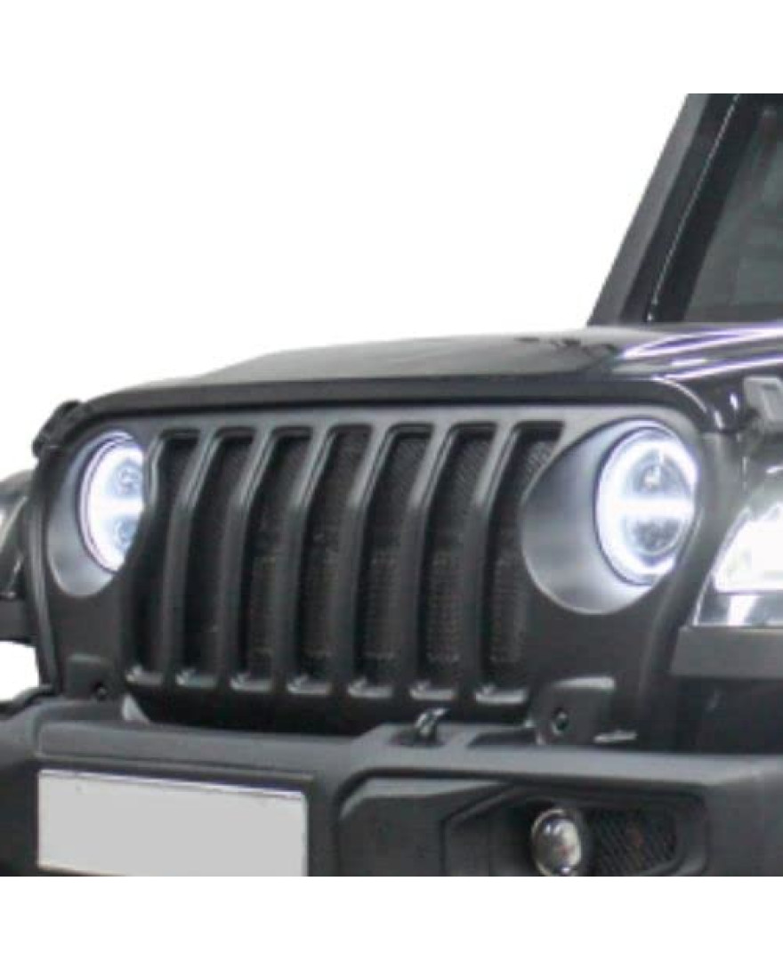 Bimbra 4x4 7 Slot Grill - Matt Black