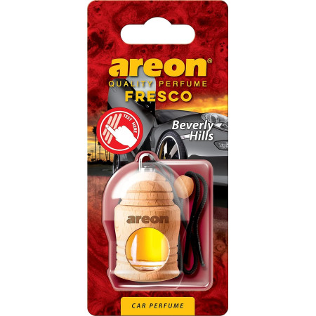 Areon Fresco Beverly Hills, Car Air Freshener, Room Freshener | Long Lasting Fragrance | 4ml | FRTN14
