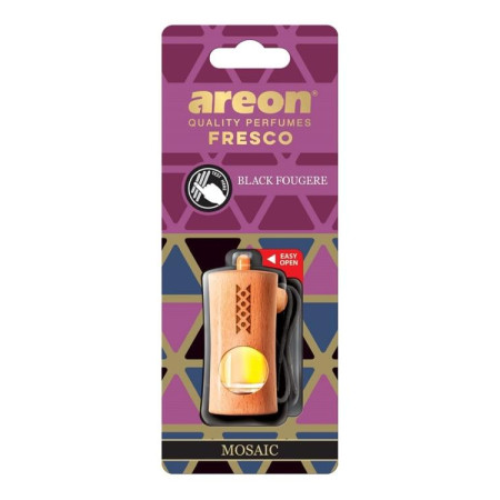 Areon Fresco New Mosaic Black Fougere Car Freshener 40g | FGM05
