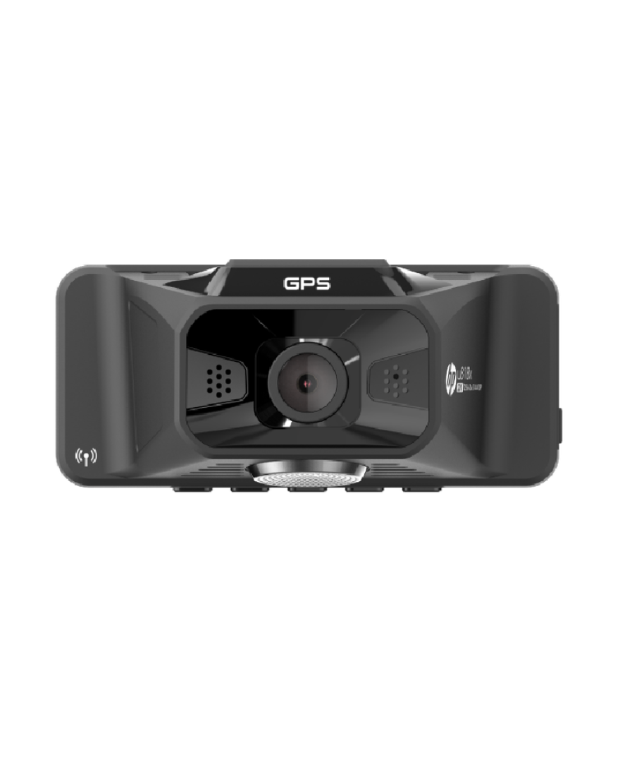 HP DASHCAM U818X (ULTRA HIGH DEFINITION 2K RECORDING WITH 5MP SONY'S STARVIS SENSOR, INCLUDES FRONT AND REAR CAM RC6 1080P RECORDING)