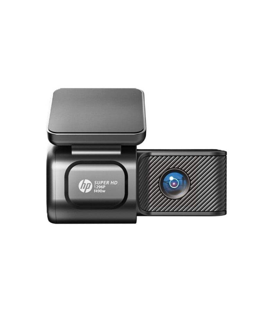 HP DASH CAM F490W (FULL HD 1296P RECORDING & WI-FI , FRONT CAMERA)