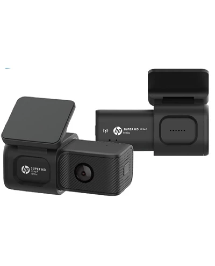 HP DASH CAM F490W (FULL HD 1296P RECORDING & WI-FI , FRONT CAMERA)