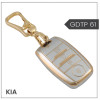 keycare Gold dust TPU key cover And keychain for Sonet, Seltos, Carens, Sonet X-line 4 Button Smart Key | GDTP 61