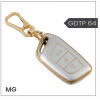 keycare Gold Dust TPU key cover And keychain for MG Hector smart key | GDTP 64