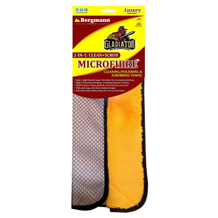 Bergmann Gladiator 2-in-1 Clean And Scrub Microfibre Bergmann Gladiator 2-in-1 Clean And Scrub Microfibre