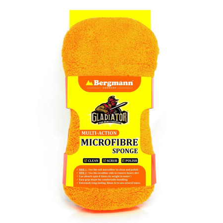 Bergmann Gladiator Orange Micro Fiber Sponge 25x12x5 cm Bergmann Gladiator Orange Micro Fiber Sponge 25x12x5 cm