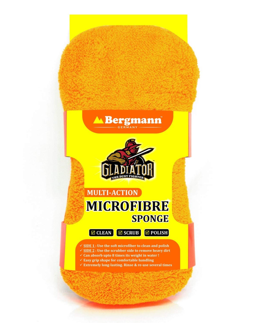 Bergmann Gladiator Orange Micro Fiber Sponge 25x12x5 cm