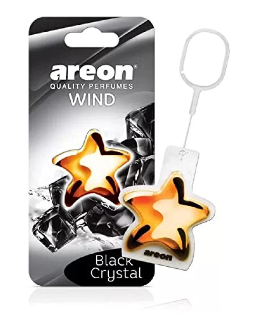 AREON WIND FRESH | BLACK CRYSTAL | CAR HANGING PERFUME