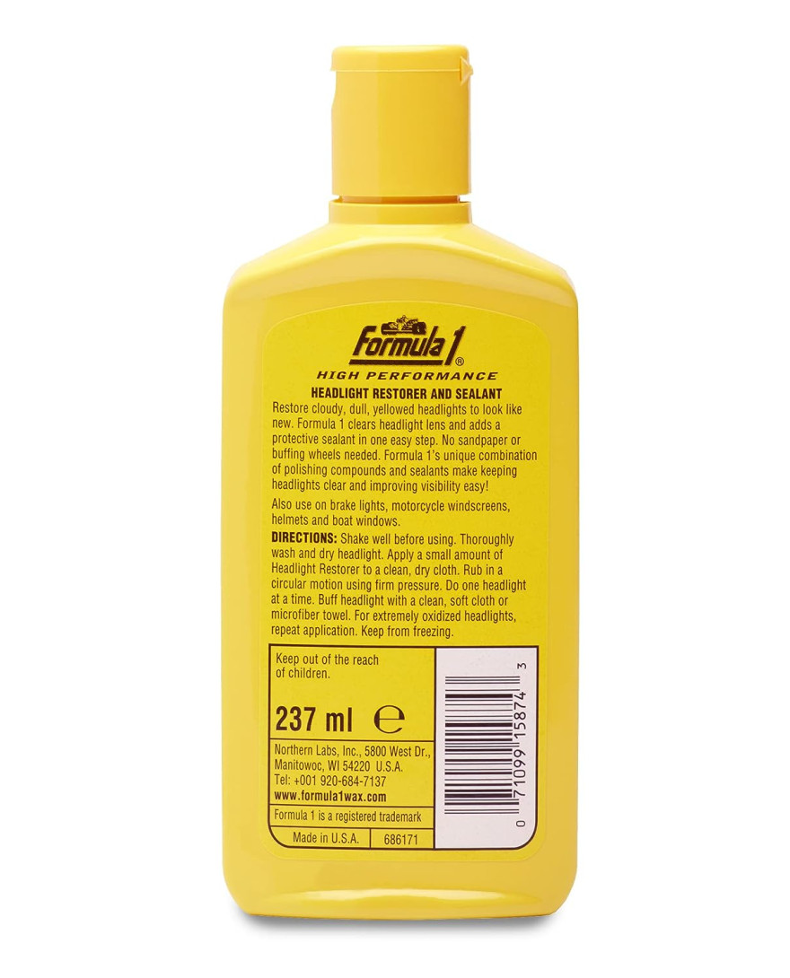 Formula 1 615874 Headlight Restorer (237 ml)