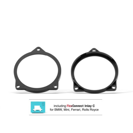 HELIX COMPOSE FLEXMOUNT CFMK100 BMW.1 | Vehicle-Specific Adapter Ring | Suitable for BMW, Mini, Rolls Royce, Tesla, Peugeot, Citroen, Seat, Porsche, McLaren and Ferrari vehicles with factory installed midrange HELIX COMPOSE FLEXMOUNT CFMK100 BMW.1 | Vehicle-Specific Adapter Ring | Suitable for BMW, Mini, Rolls Royce, Tesla, Peugeot, Citroen, Seat, Porsche, McLaren and Ferrari vehicles with factory installed midrange
