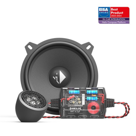 HELIX COMPOSE Ci3 K130.2-S3 CAR SPEAKER | 2-Way Performance Speaker Kit with 5.25 inch / 130 mm midbass, 0.75 inch / 20 mm titanium tweeter, high-grade crossover and high efficiency | 3 Ω | 90 Watts RMS
