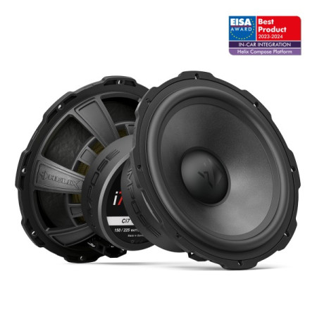 HELIX COMPOSE Ci7 W165FM-S3 | 6.5 Inch / 165 mm High-End Midbass | 3 Ohms Technology for Maximized Power