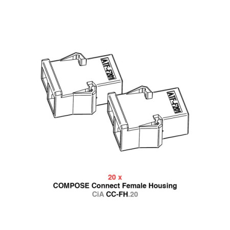 HELIX COMPOSE CiA CC-FH.20 | Female Housing Kit for COMPOSE Connect plug connections